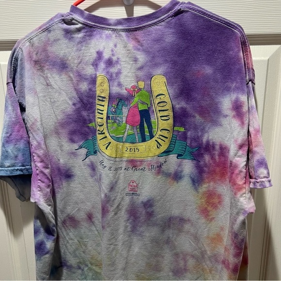 Lilly Pulitzer Virginia Gold Cup 2015 Limited Edition Shirt L - Picture 3 of 4